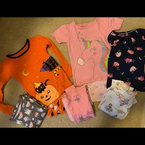 5T Girls Pajamas EUC